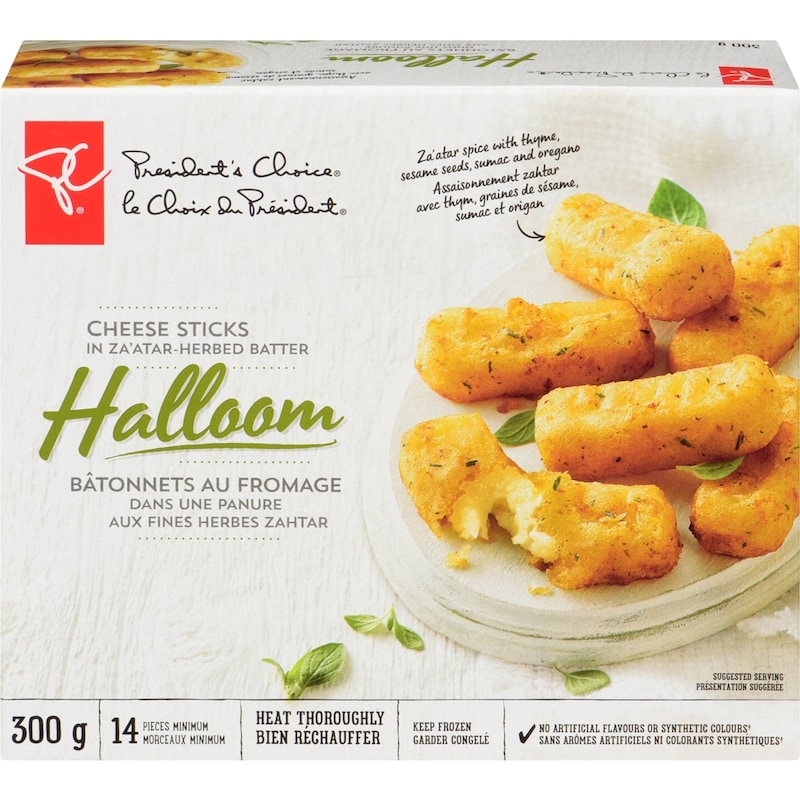 President's Choice Halloom Cheese Sticks in Za'atar-Herbed Batter