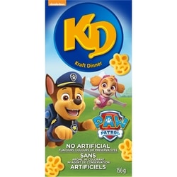 Kraft Macaroni & Cheese Shapes 156 g, $1.92/100g