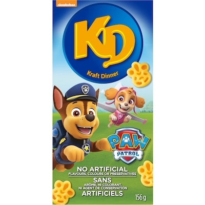 Kraft Kd Paw Patrol Macaroni And Cheese Shapes 156 g, $1.92/100g