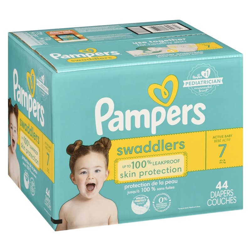 Swaddlers Active Baby Diaper Size 7 44 Count