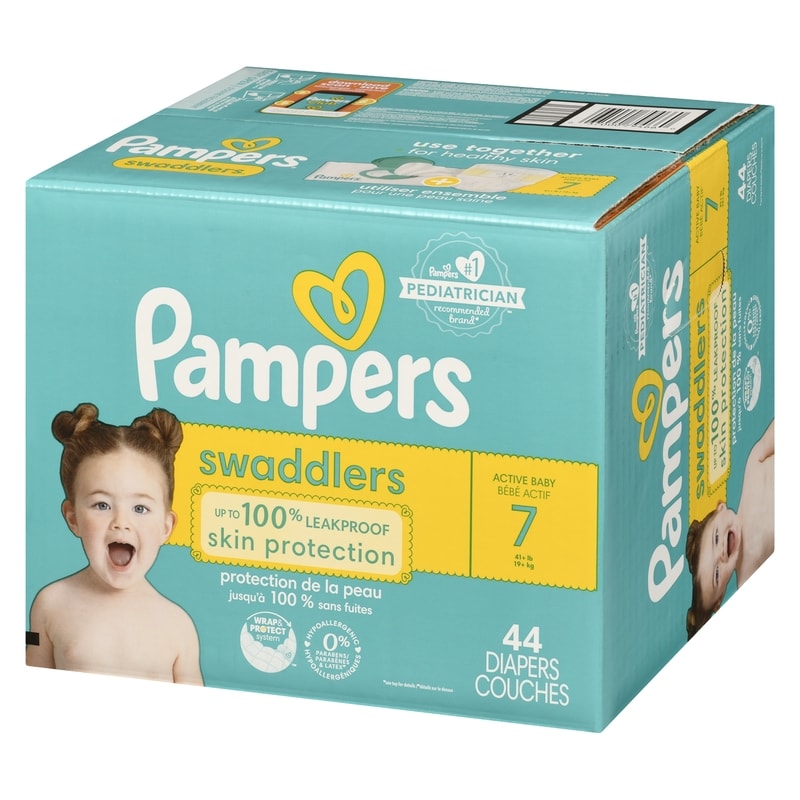 Swaddlers Active Baby Diaper Size 7 44 Count