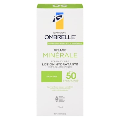 Garnier Écran Solaire Lotion Hydratante Hypoallergénique Fps 50 Protection À Large Spectre 75 ml, 31,99 $/100ml