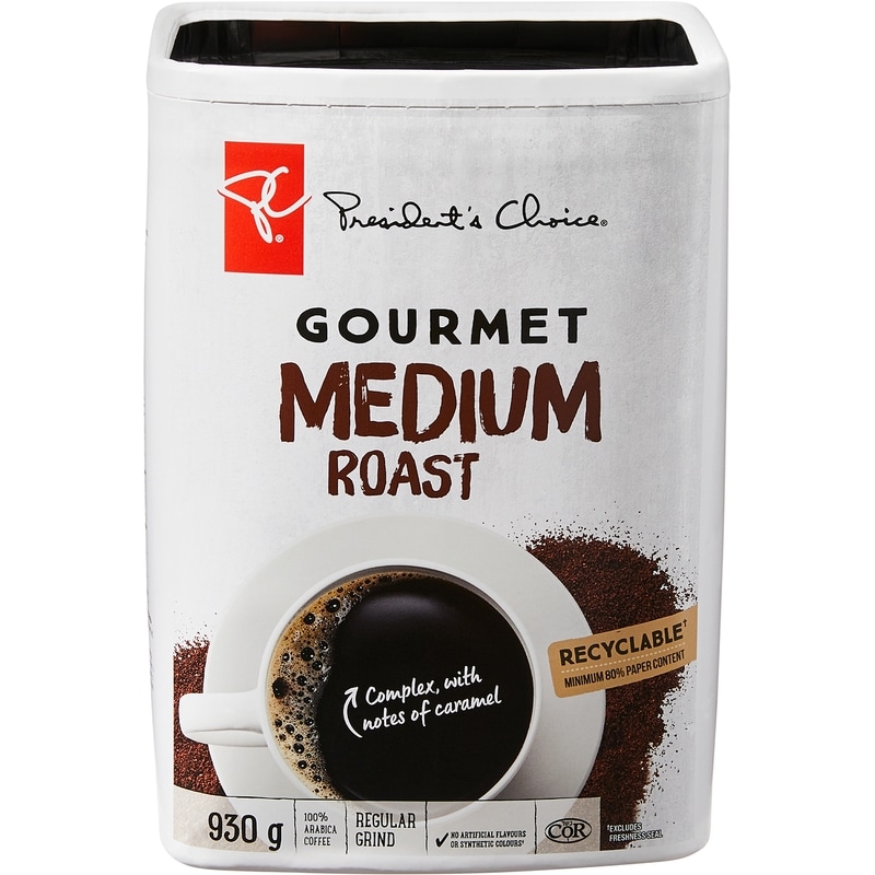 President's Choice Gourmet Medium Roast Regular Grind Coffee - 930