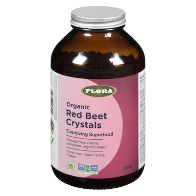 Flora Energizing Superfood Red Beet Crystals Organic 200 g, $13.00/100g