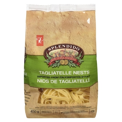 President's Choice Pasta Tagliatelle Nests 450 g 450 g, $0.84/100g