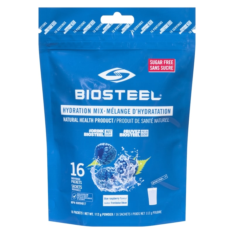 Natural Health Product Powder Blue Raspberry Sugar Free 16S