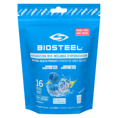 Biosteel Natural Health Product Powder Blue Raspberry Sugar Free 16S 112 g, $20.08/100g