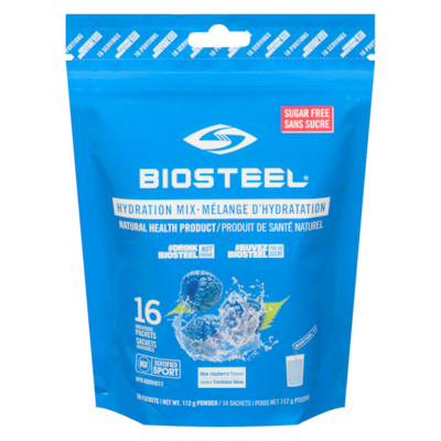 Produit de sante naturelle poudre framboise bleue sans sucre 16s
