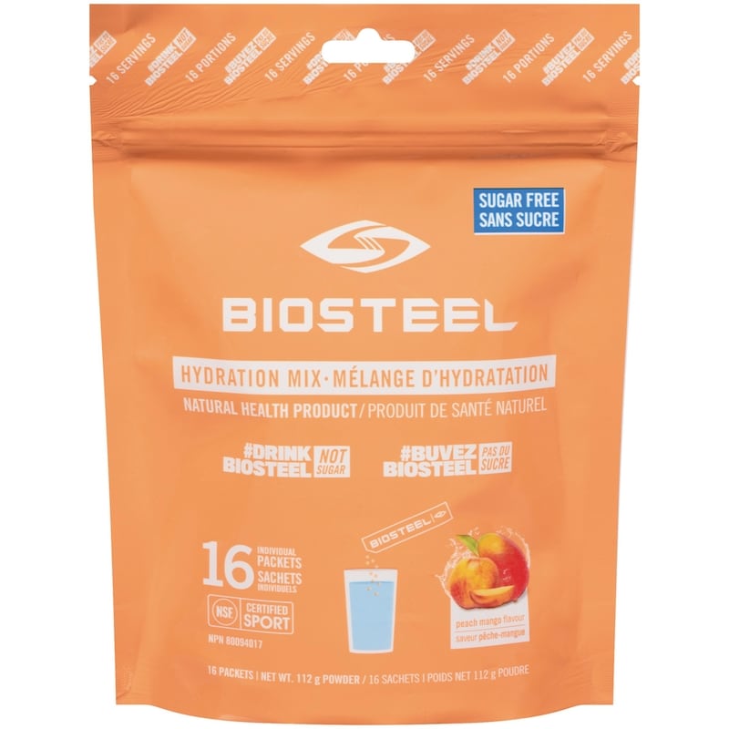 Natural Health Product Hydration Mix Powder Peach Mango Sugar Free 16S