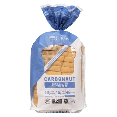 Carbonaut Bread White Gluten Free  550 g, $1.45/100g