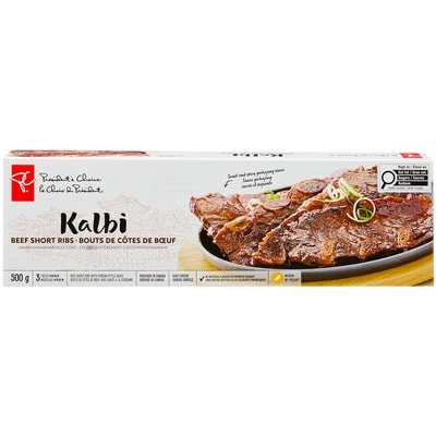 President's Choice Kalbi Beef Short Ribs 500 g, $3.60/100g