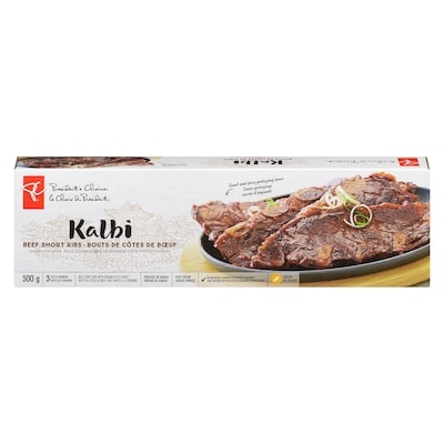President's Choice Kalbi Beef Short Ribs 500 g, $3.20/100g