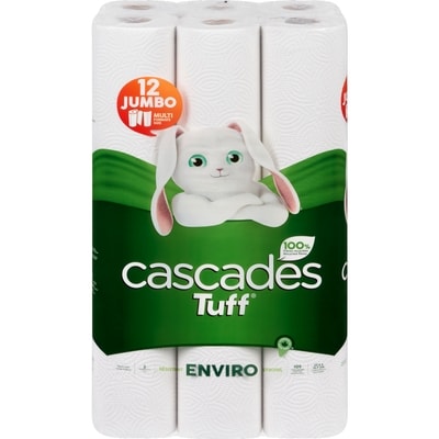 Cascades Paper Towels Enviro Strong 2 Ply 12 ea, $1.50/1ea