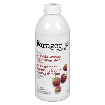 Forager Project Drinkable Cashew Yogurt Alternative, Strawberry 793 g, $1.39/100g