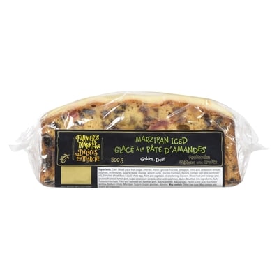 Fruitcake Light with Marzipan