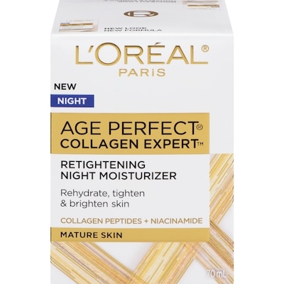 L'Oreal Paris Collagen Night Cream for Mature Skin 70 g, $34.70/100g