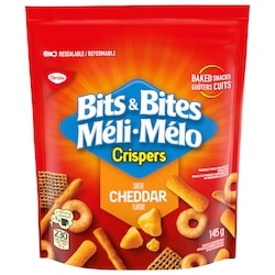Christie Bits & Bites Cheddar Snack and Cracker Mix 145 g, $1.90/100g