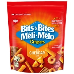 Christie Mélange d’amuse-geule et de craquelins Méli-Mélo de Crispers à saveur de cheddar 145 g, 1,90 $/100g