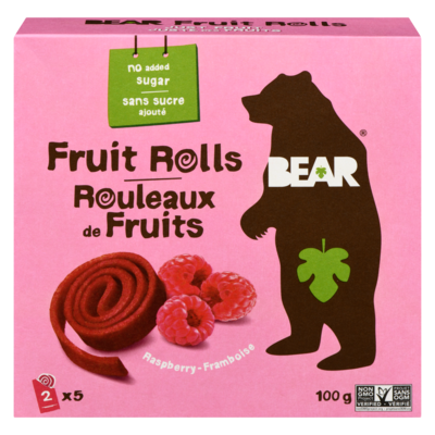 Bear Raspberry Rolls 100 g, $7.49/100g