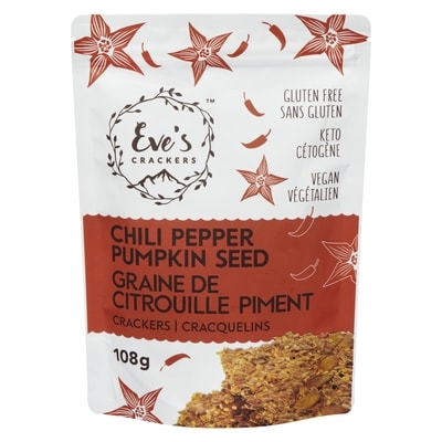 Eve's Crackers Chili Pepper Cracker 108 g, $8.79/100g