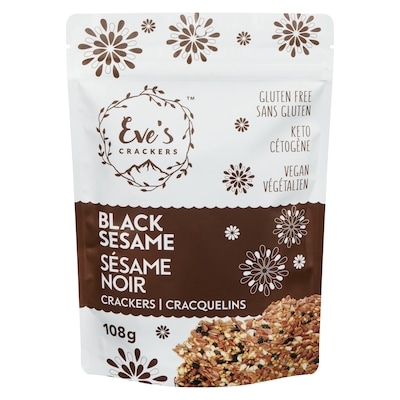 Eve's Crackers Black Sesame Crackers 108 g, $8.79/100g
