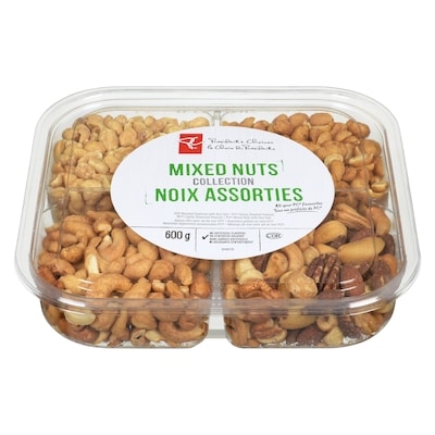 President's Choice Mixed Nuts Collection 600 g, $2.17/100g