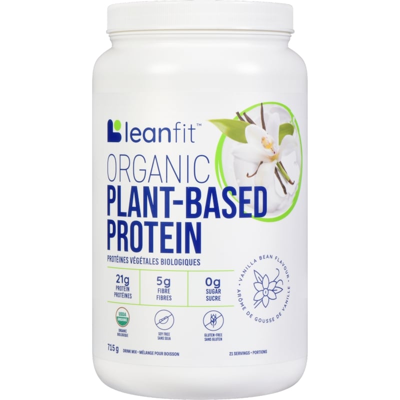 Vanilla Bean Flavour Organic Plant-Based Protein Drink Mix