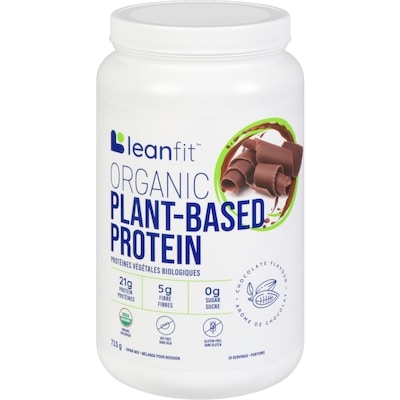 Leanfit Chocolate Flavour Organic Plant-Based Protein Drink Mix 715 g, $6.99/100g