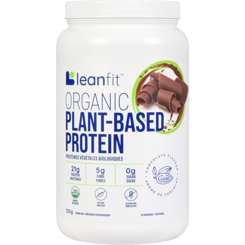Chocolate Flavour Organic Plant-Based Protein Drink Mix