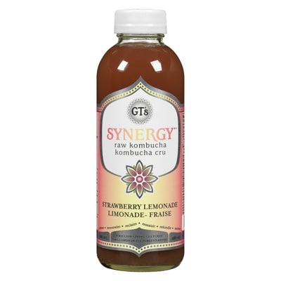 GT’s GTS KOMBUCHA LIMONADE-FRAISE 480 ml, 1,00 $/100ml