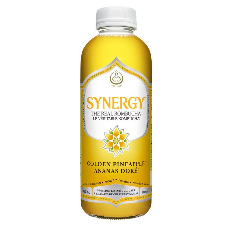 Synergy The Real Kombucha Golden Pineapple
