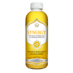 GT’s SYNERGY LE VÉRITABLE KOMBUCHA Ananas Doré 480 ml, 0,94 $/100ml