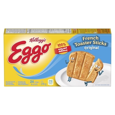 Kelloggs French Toaster Sticks Original 270 g, $1.22/100g