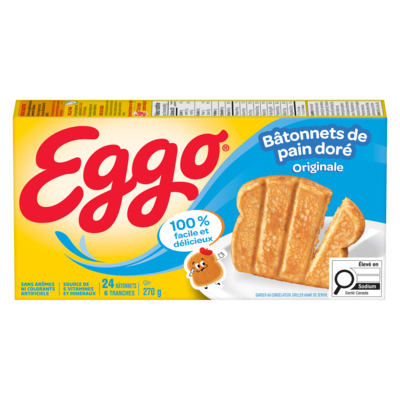 Kellogg’s Bâtonnets De Pain Doré Originale 270 g, 1,66 $/100g