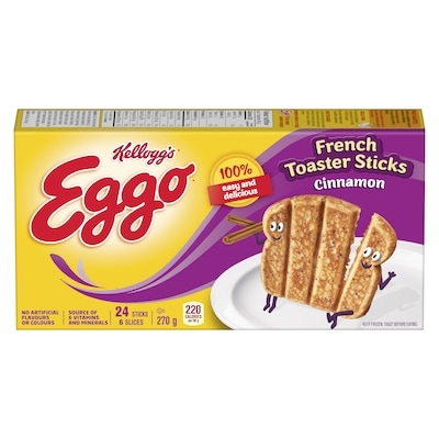 Kelloggs French Toaster Sticks Cinnamon 270 g, $1.59/100g