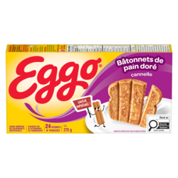 Kellogg’s Bâtonnets De Pain Doré Cannelle 270 g, 1,11 $/100g