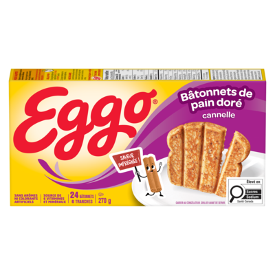 Kellogg’s Bâtonnets De Pain Doré Cannelle 270 g, 1,66 $/100g