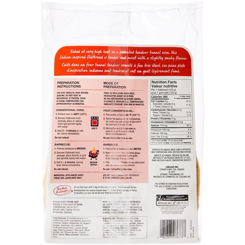 Traditional Naan Club Size 