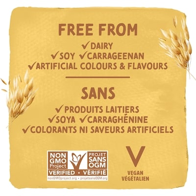 Oat Milk Alternative, Vanilla Unsweetened, Dairy Free