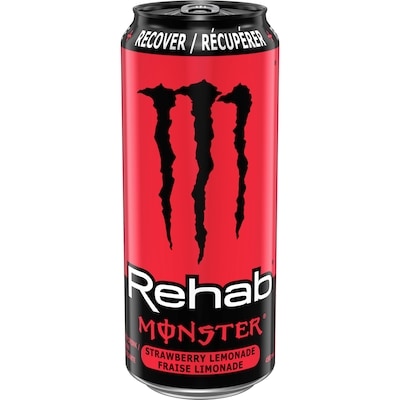Monster Energy Rehab Strawberry Lemonade 458 ml, $0.94/100ml
