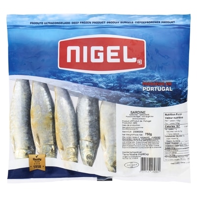 Nigel NIGEL SARDINES 750 g, 1,13 $/100g
