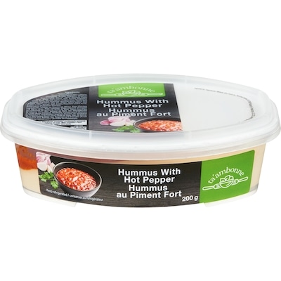 Ta'ambonne Kosher Hummus With Hot Pepper  200 g, $1.50/100g