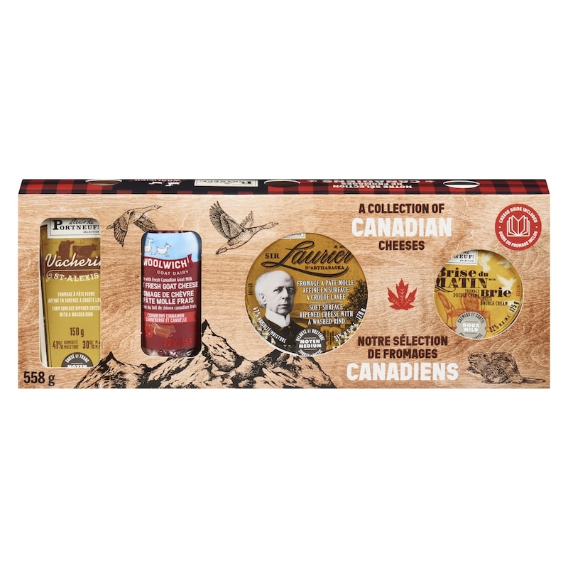 A Collection Of Canadian Cheeses 