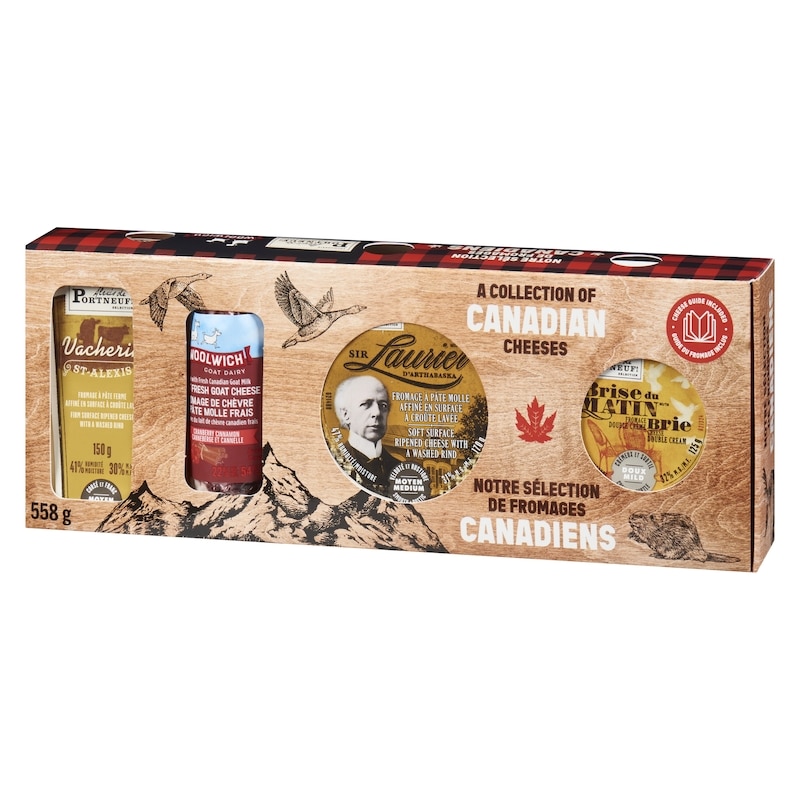 A Collection Of Canadian Cheeses 