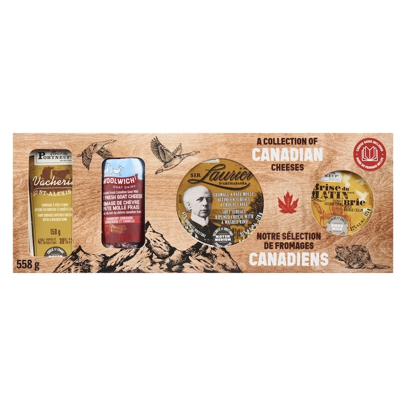 A Collection Of Canadian Cheeses 