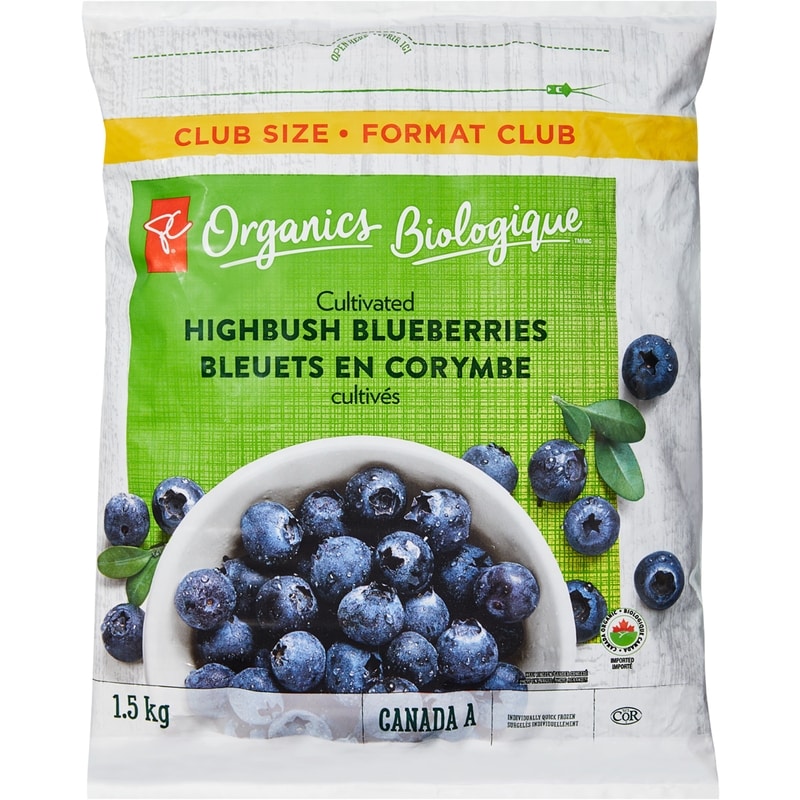 Cultivated Highbush Blueberries Club Size