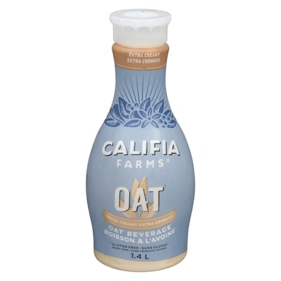 Califia Farms Califia Extra Creamy Oat Beverage 1.4 l, $0.54/100ml