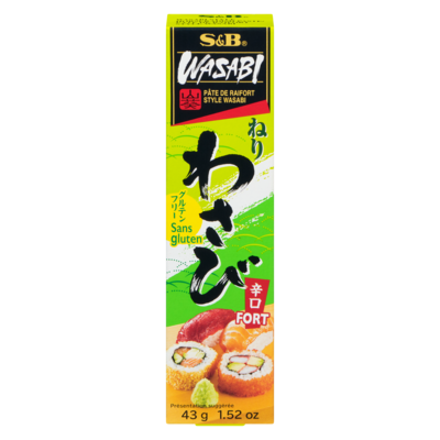 S&B Pàte De Raifort Avec Wasabi Japonais Fort 43 g, 5,79 $/100g