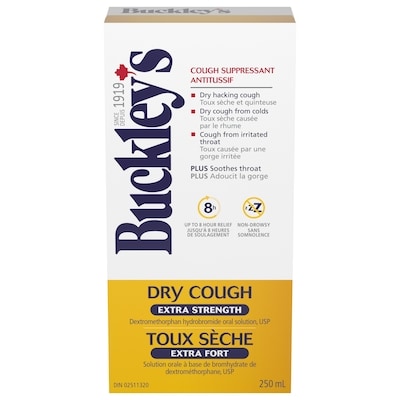 Buckley’s Toux Seche Extra Fort (Sirop) 250 ml, 8,80 $/100ml