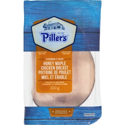 Pillers Cooked Honey Maple Chicken Breast 200 g, $2.50/100g